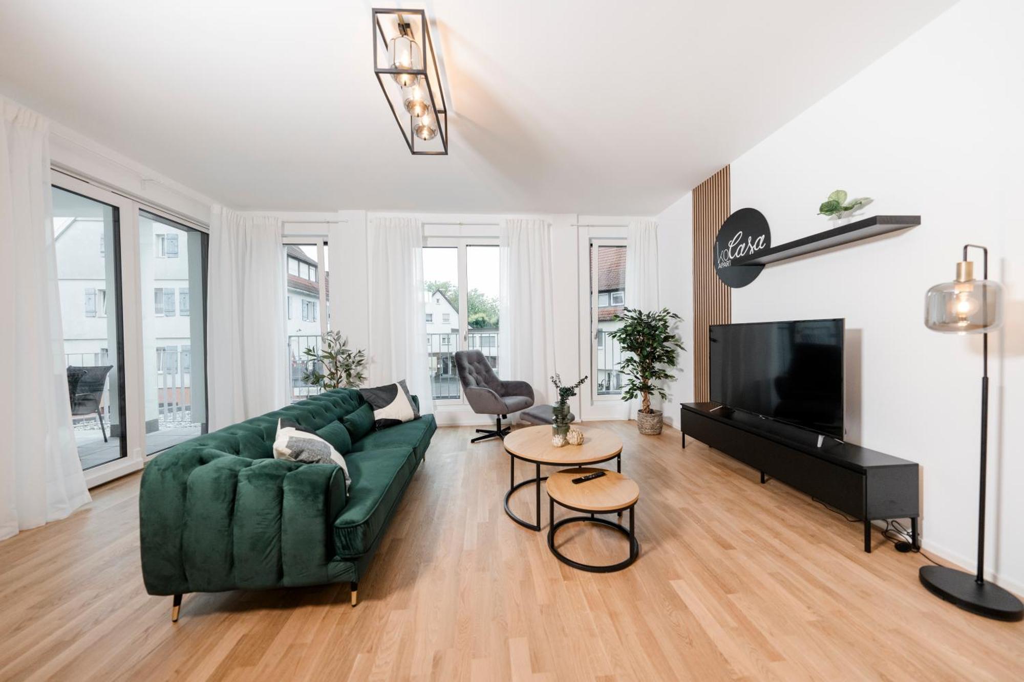 Kocasa-Apartments 01, City-Center Boeblingen, Stellplatz, Balkon, Waipu-Tv Luaran gambar